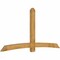 Ekena Millwork Bellingham Rough Sawn Timber Gable Bracket, Western Red Cedar, 108"W x 54"H x 4"D x 6"F, 12/12 Pitch GBW108X54X0406BEL00RWR - alternate 2